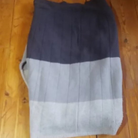 Chereskin V NECK sweater lambs wool OMBRE brown beige rustic forest MENS L LARGE - Picture 7 of 8